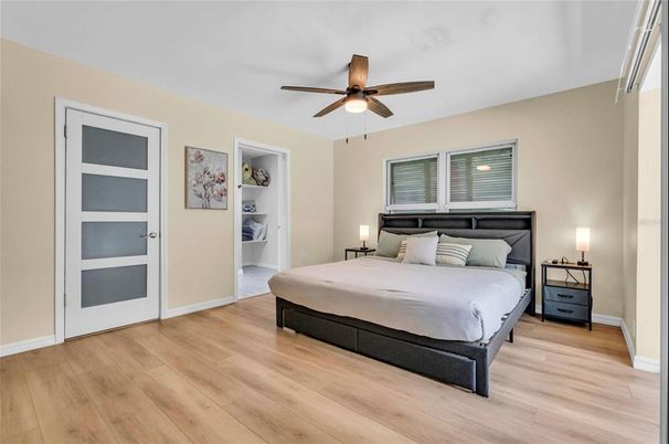 Bedroom, Interior, Wood Texture Flooring