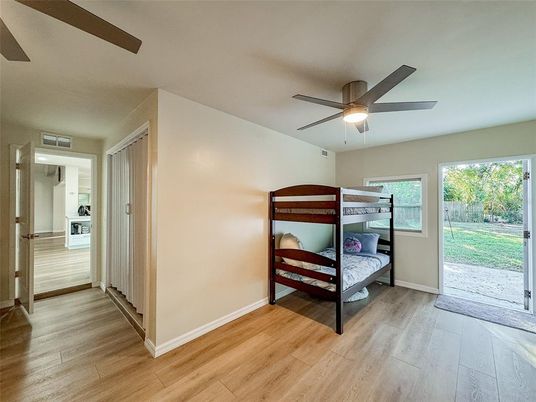 Bedroom, Interior, Wood Texture Flooring