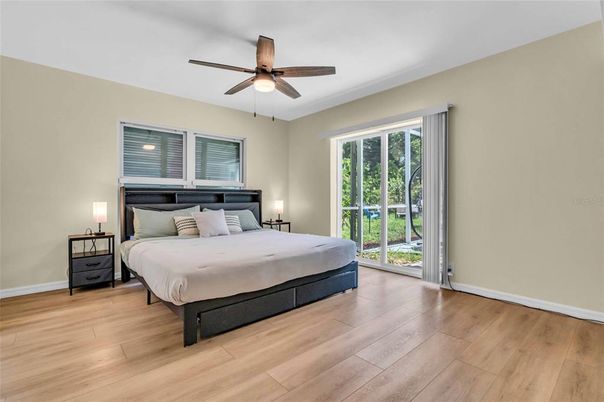 Bedroom, Interior, Wood Texture Flooring