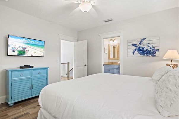 Bedroom, Interior, Wood Texture Flooring