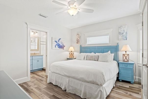 Bedroom, Interior, Wood Texture Flooring