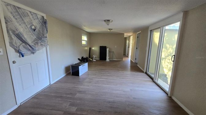 Interior, Kitchen, Wood Texture Flooring