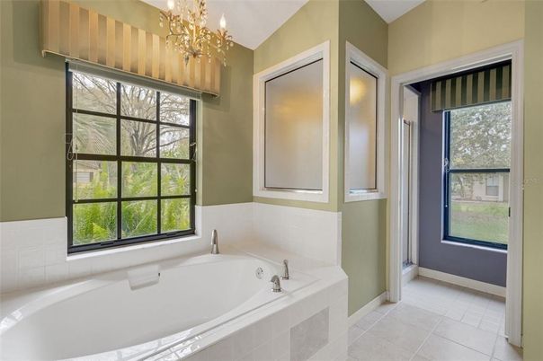 Bathroom, Chandelier, Interior