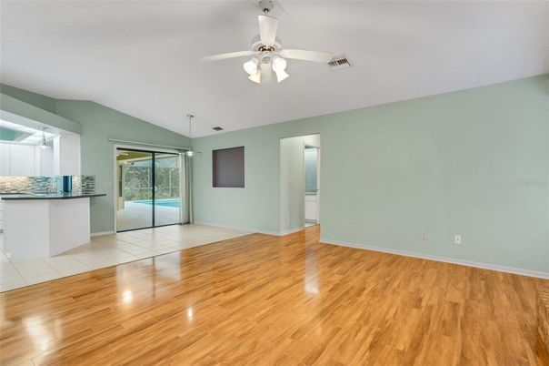 Empty room, Interior, Wood Texture Flooring