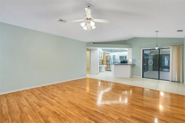 Empty room, Interior, Kitchen, Wood Texture Flooring