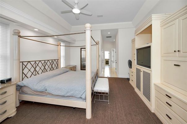 Bedroom, Interior, Recessed Lighting
