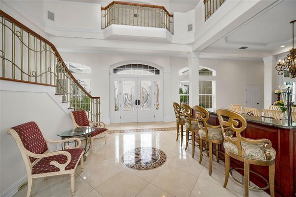 Chandelier, Interior, Recessed Lighting