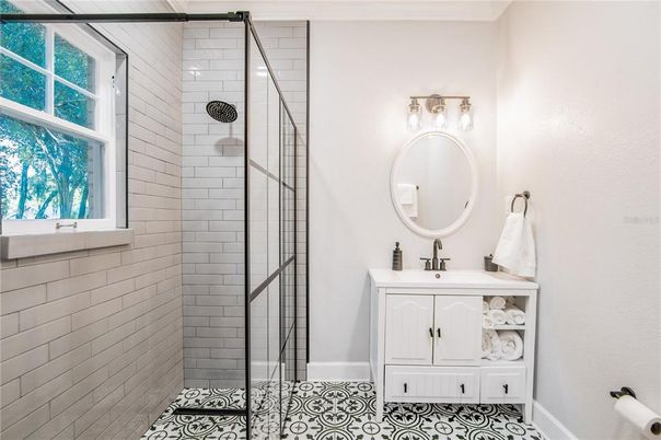 Bathroom, Glass Shower, Interior