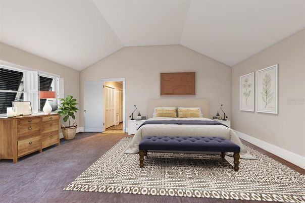 Bedroom, Interior, Wood Texture Flooring