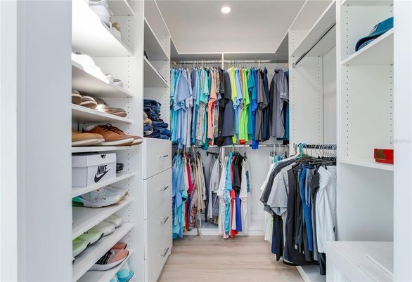 Interior, Recessed Lighting, Walk-in Closets, Wood Texture Flooring