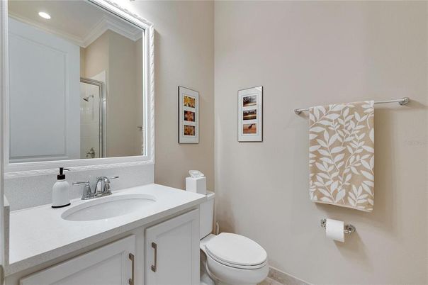 Bathroom, Interior, Recessed Lighting