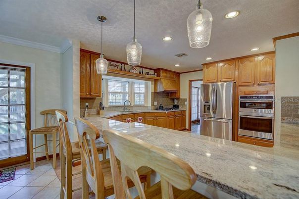 Interior, Kitchen, Pendant Lights, Recessed Lighting