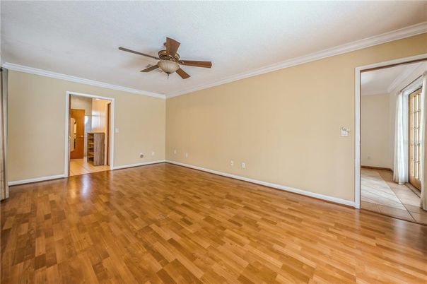 Empty room, Interior, Wood Texture Flooring