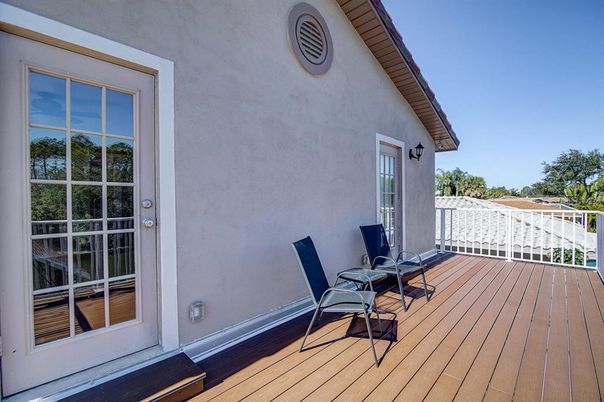 Exterior, Wood Texture Flooring