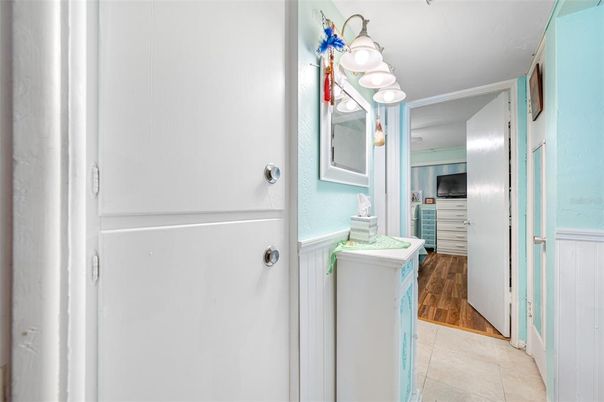 Bathroom, Interior, Wood Texture Flooring