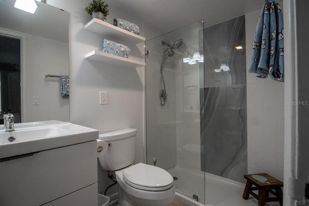 Bathroom, Glass Shower, Interior
