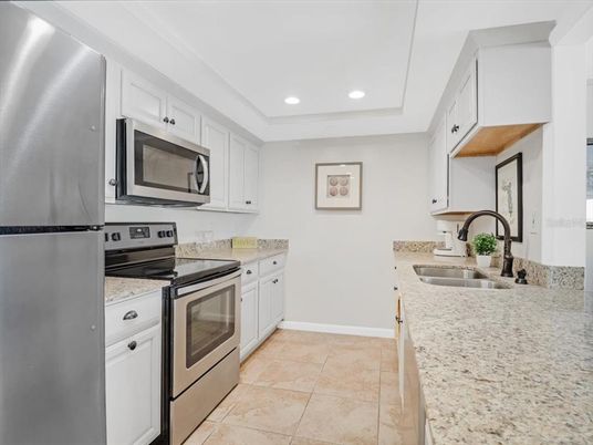 Interior, Kitchen, Recessed Lighting, Stainless Steel Appliances