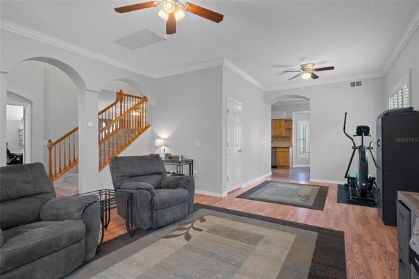 Fitness Equipment, Interior, Wood Texture Flooring