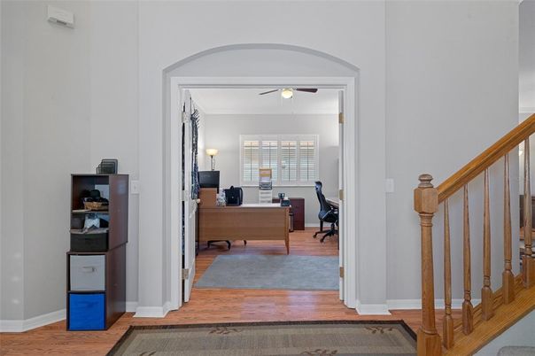 Home Office, Interior, Wood Texture Flooring