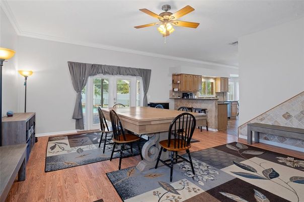 Dining room, Interior, Kitchen, Wood Texture Flooring