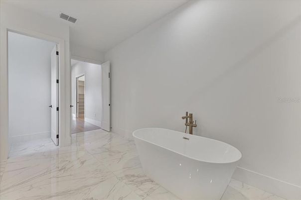Bathroom, Free Standing Baths, Interior, Marble