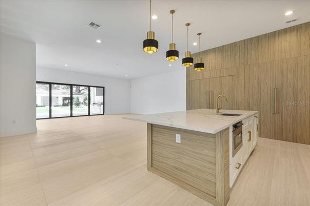 Interior, Kitchen, Pendant Lights, Recessed Lighting