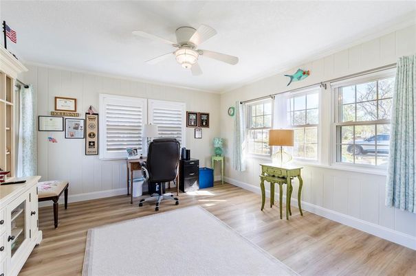 Home Office, Interior, Wood Texture Flooring