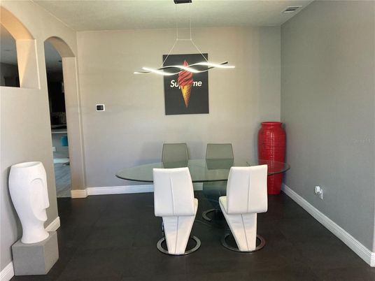 Dining room, Interior, Pendant Lights