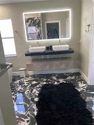 Bathroom, Dual Sink Vanities, Interior, Marble