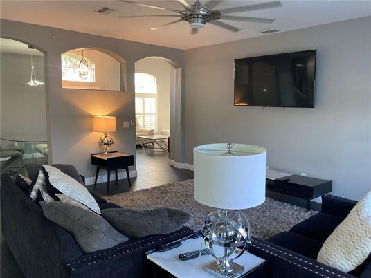 Interior, Living room, Pendant Lights