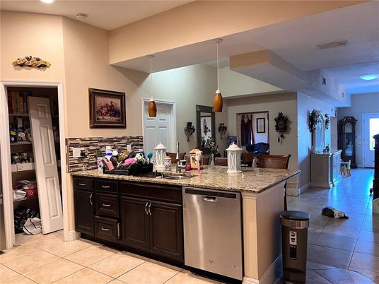 Interior, Kitchen, Pendant Lights, Recessed Lighting