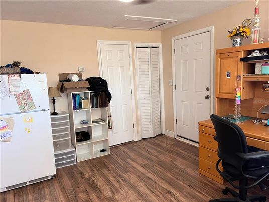 Home Office, Interior, Wood Texture Flooring