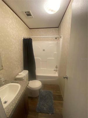 Bathroom, Interior, Wood Texture Flooring