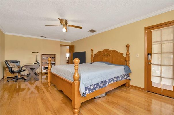 Bedroom, Home Office, Interior, Wood Texture Flooring