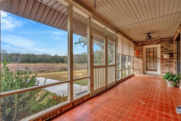 Interior, Stone Walls, Sun Room