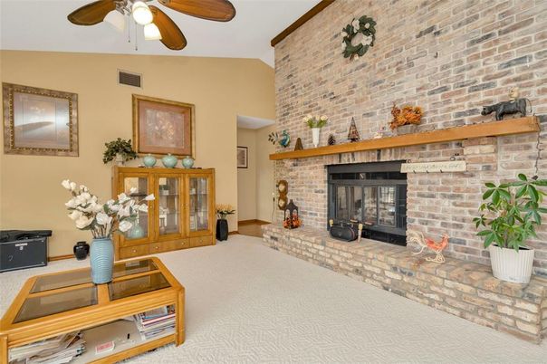 Fireplace, Interior, Stone Walls