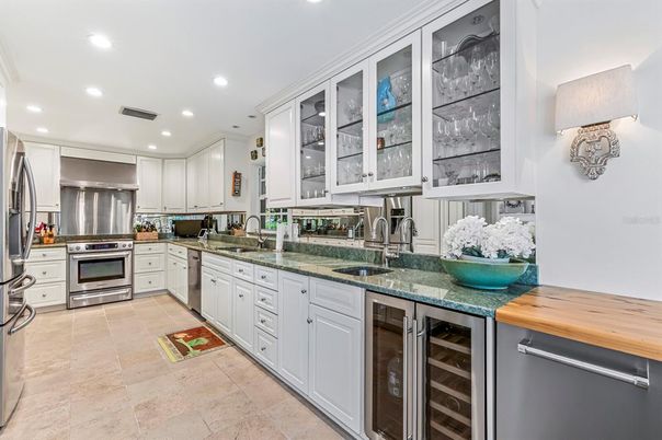Interior, Kitchen, Recessed Lighting, Stainless Steel Appliances