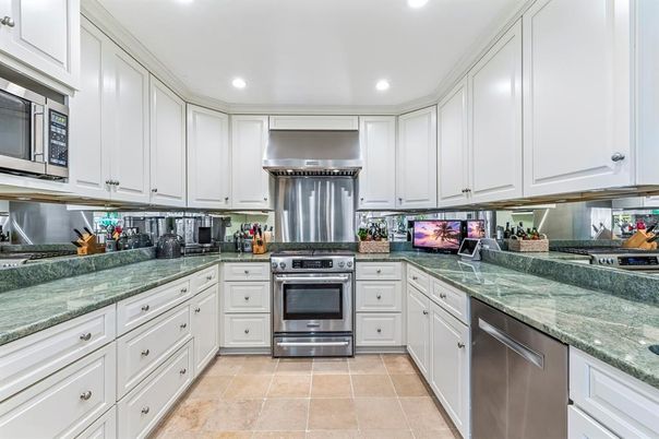 Interior, Kitchen, Recessed Lighting, Stainless Steel Appliances