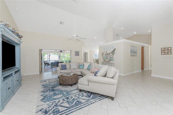 Interior, Living room, Recessed Lighting