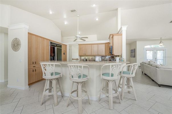 Interior, Kitchen, Living room, Recessed Lighting