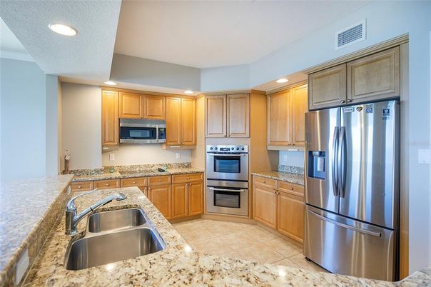Interior, Kitchen, Recessed Lighting, Stainless Steel Appliances