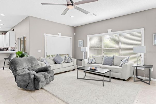 Interior, Living room, Recessed Lighting