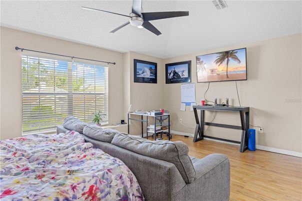 Home Office, Interior, Wood Texture Flooring