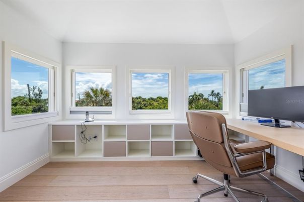 Home Office, Interior, Wood Texture Flooring