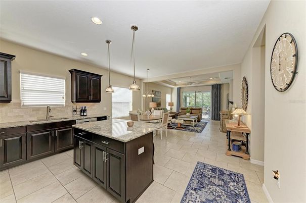 Interior, Kitchen, Living room, Pendant Lights, Recessed Lighting