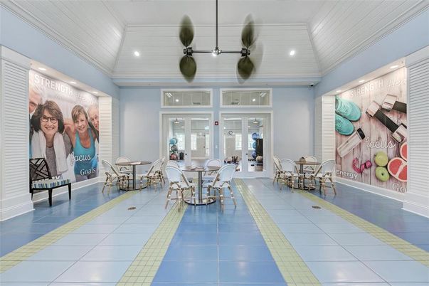 Dining room, Interior, Recessed Lighting
