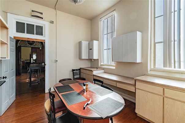 Dining room, Interior, Wood Texture Flooring
