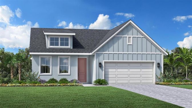 Attached, Exterior, Facade, Farmhouse
