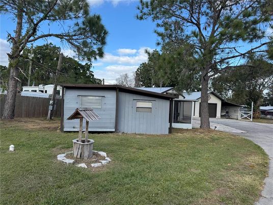 Backyard, Detached Garage, Exterior