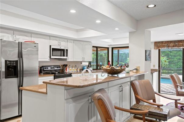 Interior, Kitchen, Recessed Lighting, Stainless Steel Appliances